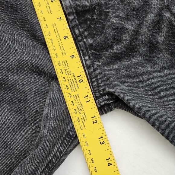 Zara Jeans Womens Size 0 Fay Hem High RIse Denim Button Fly Emo Punk Grunge - Picture 8 of 9